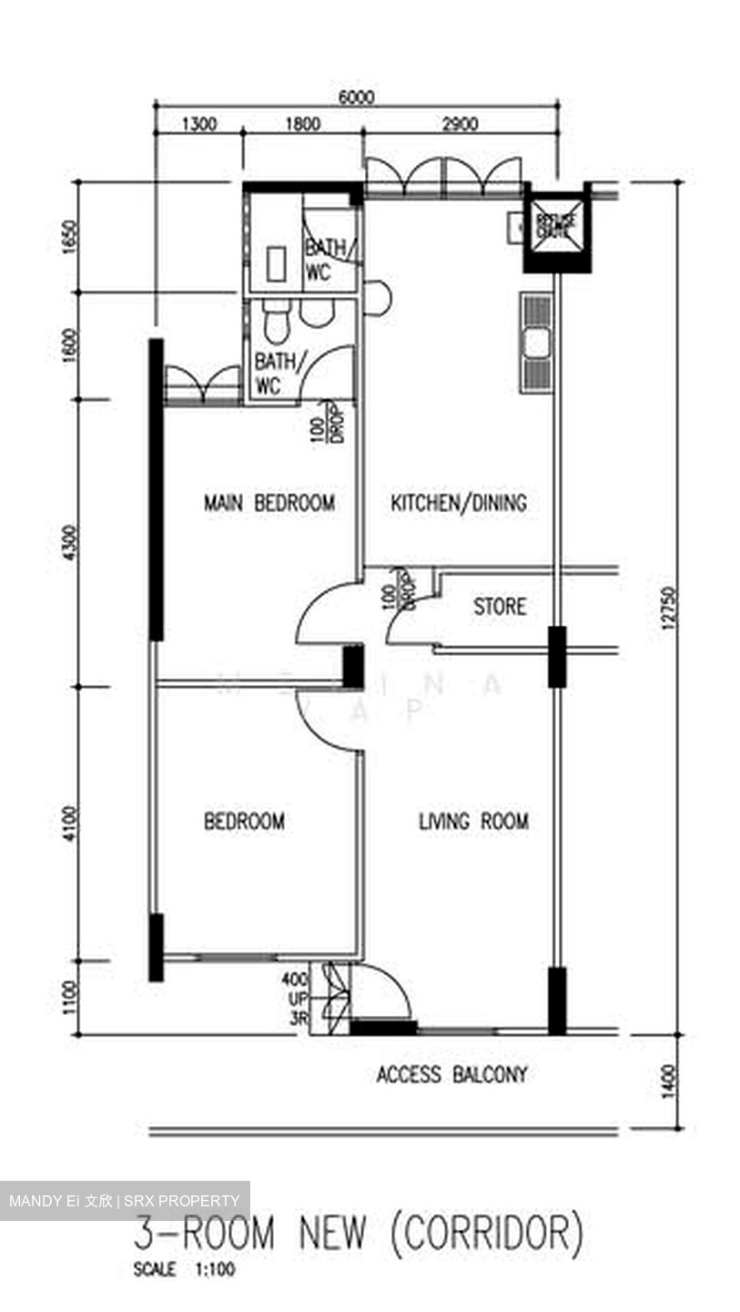 Blk 141 Yishun Ring Road (Yishun), HDB 3 Rooms #558127261